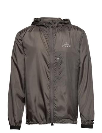 Borg Graphic Wind Jacket Outerwear Sport Jackets Brun Björn Borg
