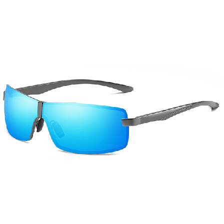 Ulkoilmak ytt n tarkoitetut aurinkolasit Anti-UV polarisoidut aurinkolasit miehille Kalastukseen ja ajamiseen - Gun Frame Ice Blue li Gun Frame Ice 