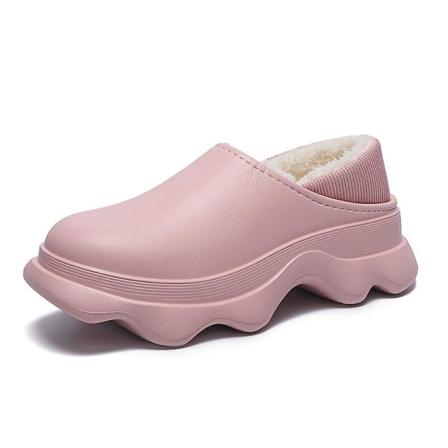 Dambomullstolfflor Modesandaler Utomhus Halkfria inomhusskor Yj2024 Pink 38-39