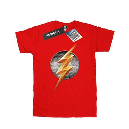 DC Comics Justice League Movie Flash Emblem T-shirt L Röd