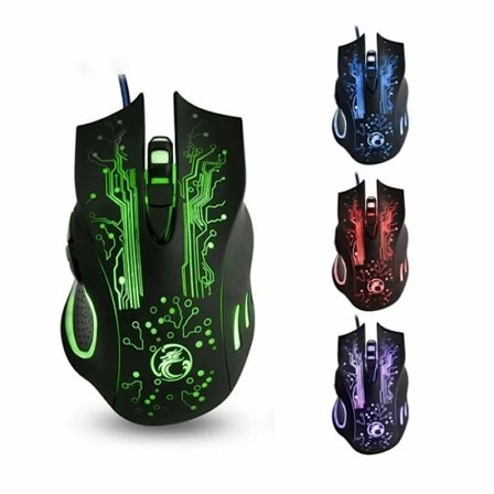 Gaming Mouse with Shifting Lights / Computer Mouse - Estone X9 Black