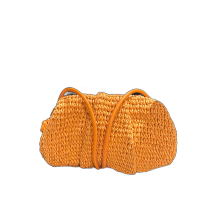 Orange clutch väska från ARKET