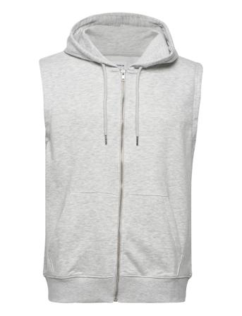 Sleeveless Hood Sweat Hoodie Grå Lindbergh