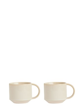 OYOY Living Design Yuka Cup - Pack Of 2 - Beige - ONE SIZE x 11