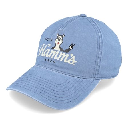 American Needle - Blå unconstructed Keps - Hamms Trailhead Vapor Blue Dad Cap @ Hatstore