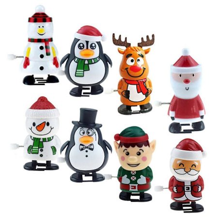 Joulun vedettävä kävelevä Joulupukki-lelu, kompakti, söpö, juhlava koriste lasten leikkiaikaan [HK]