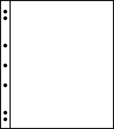 NUMIS møntlommer - Til møntsæt op til 165x219 mm - Pakke med 10 stk. - Leuchtturm