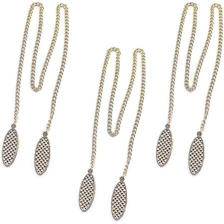 Kultaiset Metalliset Serviettiklipsiketjut Joustavat Serviettipitoiketjut Serviettien Kiinnittämiseen Elegantti Vanhemman Aikuisen Liina 