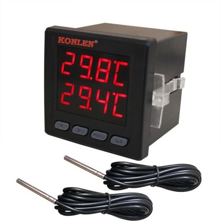 WIFI Dobbel Temperatur Sensor Kontroller Tuya Termometer