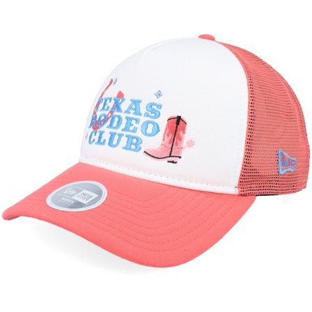 New Era - White trucker Czapka Z Daszkiem - Womens Western White/Pink Trucker @ Hatstore