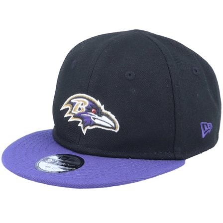 New Era - Kids Baltimore Ravens My 1St 9FIFTY Black/Purple Strapback Snapback Black Cap - NFL @ Hatstore