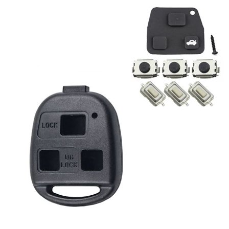 Nøkkelhus / Alarmboks for Toyota - 2 eller 3 knapper Bl_jar