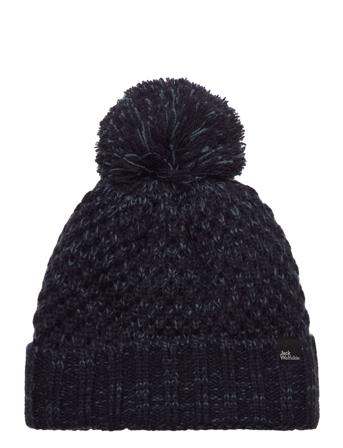 Highloft Knit Cap F Accessories Headwear Beanies Musta Jack Wolfskin