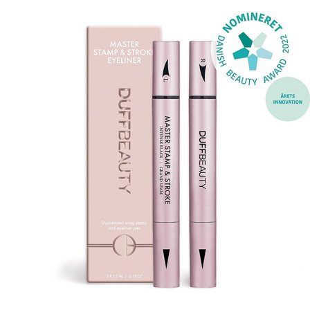 DUFFBEAUTY Master Stamp & Stroke Eyeliner Intense Black Grand 12 mm, Makeup, Øjne, Eyeliner