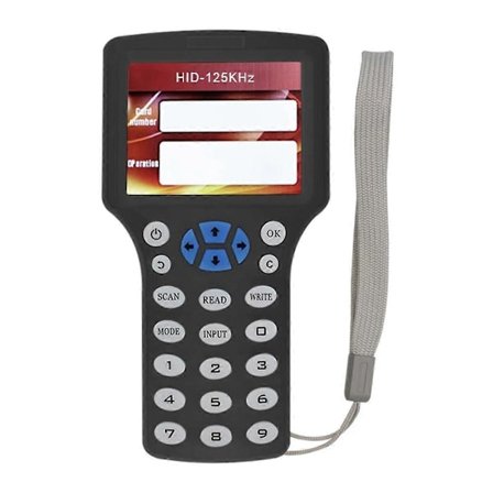 10 Frekvens RFID NFC Smart Card Reader Writer Duplicator 125KHz 13.56MHz RFID Kopieringsmaskin Nyckelreplikator