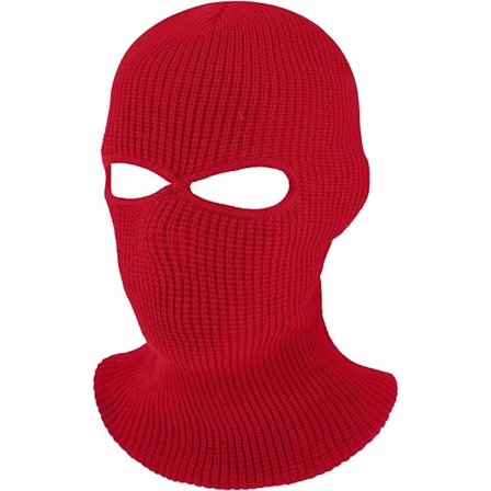 Strikket elefanthue til børn, med 2 huller, vinter, strikket skimaske, fuld ansigtsdækning