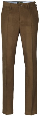 Laksen Belgravia Moleskin Trousers Bronze