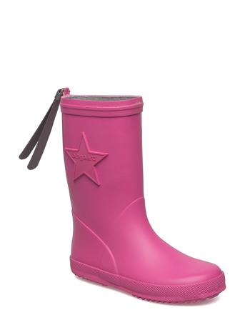 Rubber Boot "Star" Shoes Rubberboots High Rubberboots Unlined Rubberboots Vaaleanpunainen Bisgaard
