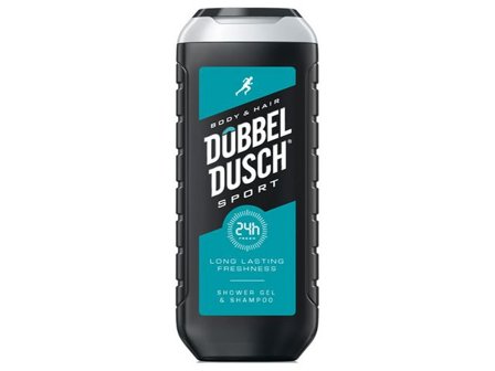DUBBELDUSCH Dusch/schampo Sport 250ml - Lyreco - Städ och hygien - Tvål och hygien - Duschtvål och Shampoo