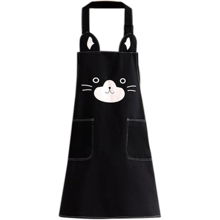 Søde forklæder til kvinder og piger, forklæde med forlomme til madlavning, servering, maling, havearbejde, gaver til venner