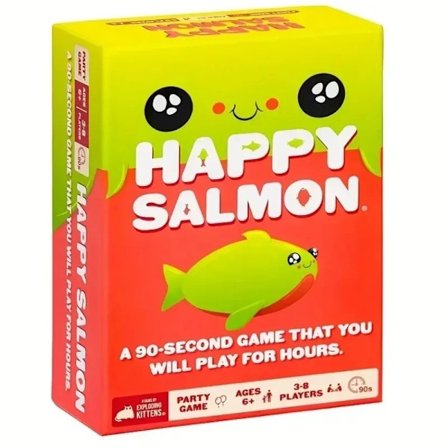 Brætspil Happy Salmon Familiespil Kort (Engelsk version)