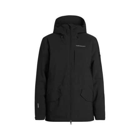 Peak Performance Men's Maroon Long Jacket Men lined ski jackets Black S