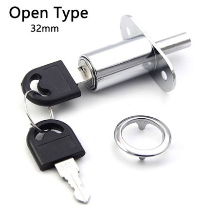 Kam Sylinder Lås Tunge Dør Bolt Lås 32MMOPEN TYPE ÅPEN TYPE