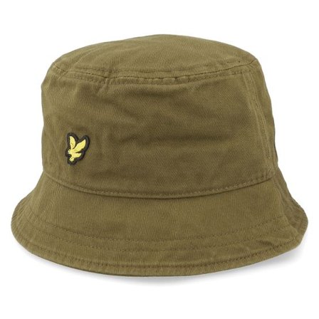 Lyle & Scott - Grön bucket Hatt - Olive Bucket @ Hatstore