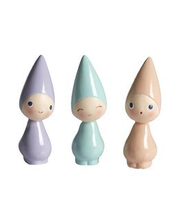 Peggy 3/pak Korkeus 6 cm Liila