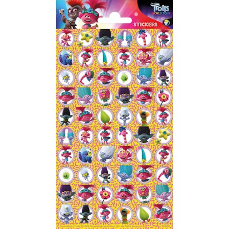 Trolls II 60 st klistermärken klistermärke troll