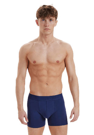 Resteröds Kalsonger "Gunnar" 3-pack | Ekologisk bomull Herr Blå L