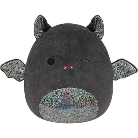 Alkuperäinen 8 tuuman Emily-lepakko kimaltelevilla korvilla ja vatsalla - keskikokoinen pehmeä pehmolelu