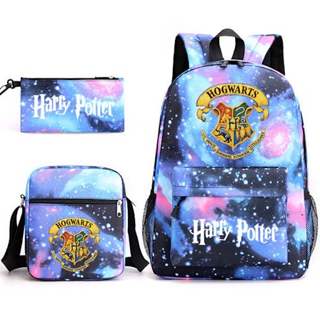 Harry Potter School of Witchcraft Student Ryggsäck F Star Blue