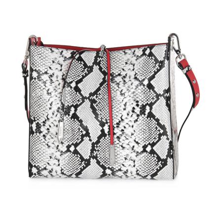 CafèNoir, N002 reversible bag Wit, Dames, Maat:ONE Size