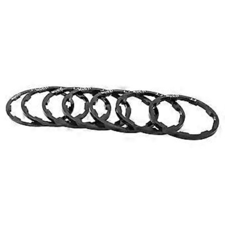 7 stk./sæt Bike Hub Skivepakning til racercykel 7/8/9/10/11/12 Speed Kassette Svinghjul Spacer