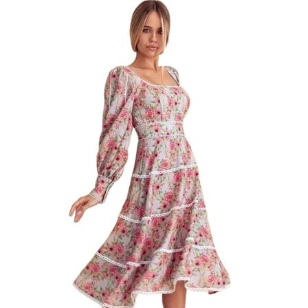 Catwalk - Maxiklänningar - Rosa - Dam - Storlek: S, Dam, Storlek: S