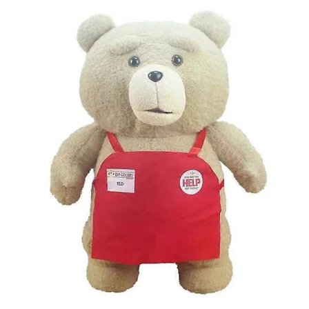 46 cm TED Plyschleksak Teddybjörn TED 2 Plyschleksak i Förklädesmodeller Mjuka Gosedjur Plyschdockor Djur för Barnpresent
