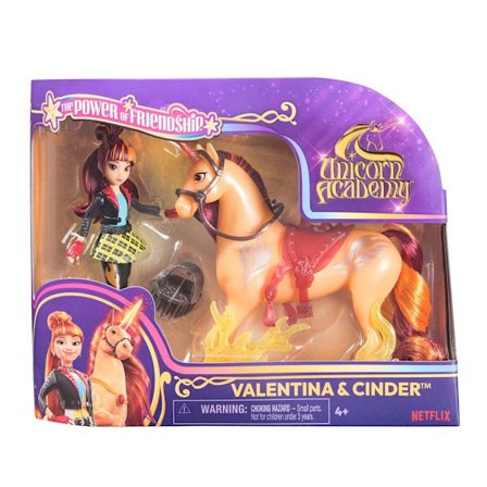 Unicorn Academy Doll & Unicorn Valentina&Cinder
