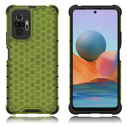 Bofink Honeycomb Xiaomi Redmi Note 10 Pro skal - Grön