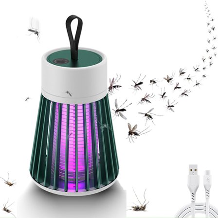 Mozz Guard Mosquito Zapper - Bed Bug Heater, BuzzBug Mosquito Killer, Zaptek Mosquitoes Zapper, USB Charing, sopii täydellisesti ulko- ja sisätiloihin