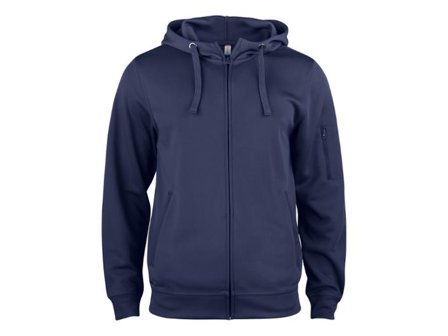 CLIQUE Hoodie zip funktion 021014 marin 3XL - Lyreco - Arbetskläder - Arbetströjor - Hoodies och luvtröjor