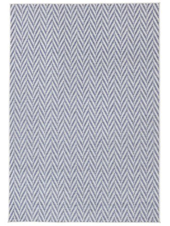 Washable Indoor/Outdoor Rug Amalfi Blue/White Oeko-Tex