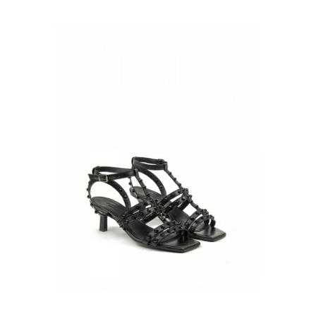 Janet & Janet, Becci sandals Czarny, Kobieta, Rozmiar: 37 EU