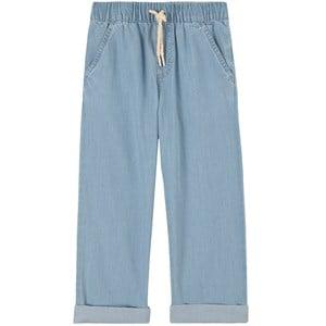 Hatley Sky Blue Chambray Trousers 7 Years - Bottoms - 7 years - Blue