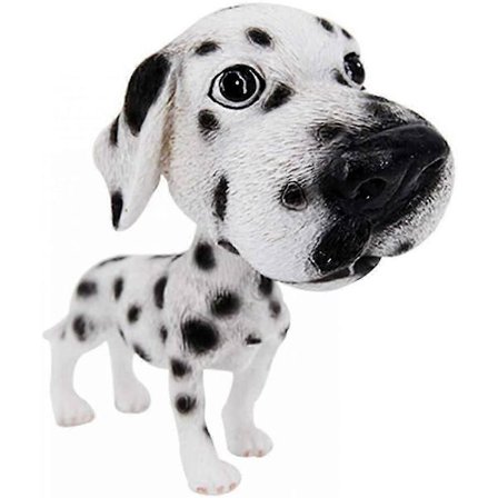 Bobble Head -koirat, heiluvat päät, auton kojelauta, pennun auton koriste (dalmatialainen)