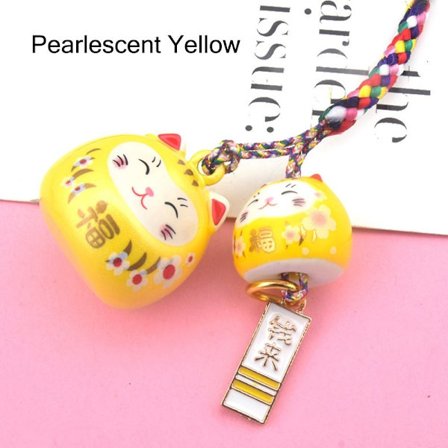Dubbla Lucky Cat Hänge Japanska Lucky Cat Cat Ornaments
