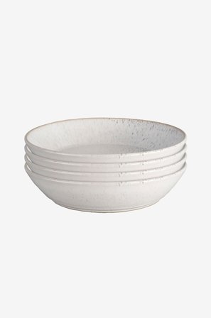 Denby - Pastatallrik Kiln Ø 22 cm 4-pack - Beige - Tallrikar & assietter - Från Homeroom