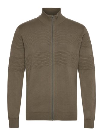 Lindbergh | Zip Through Purl Cardigan | L