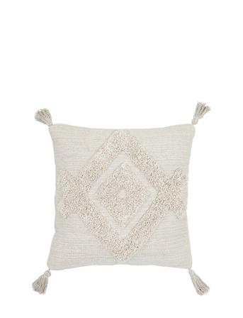 Tovhult Tassels Cushion Cover Home Textiles Cushions & Blankets Cushion Covers Beige Boel & Jan