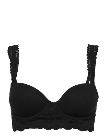 Real Happy Ll Demi Longline Black Aerie